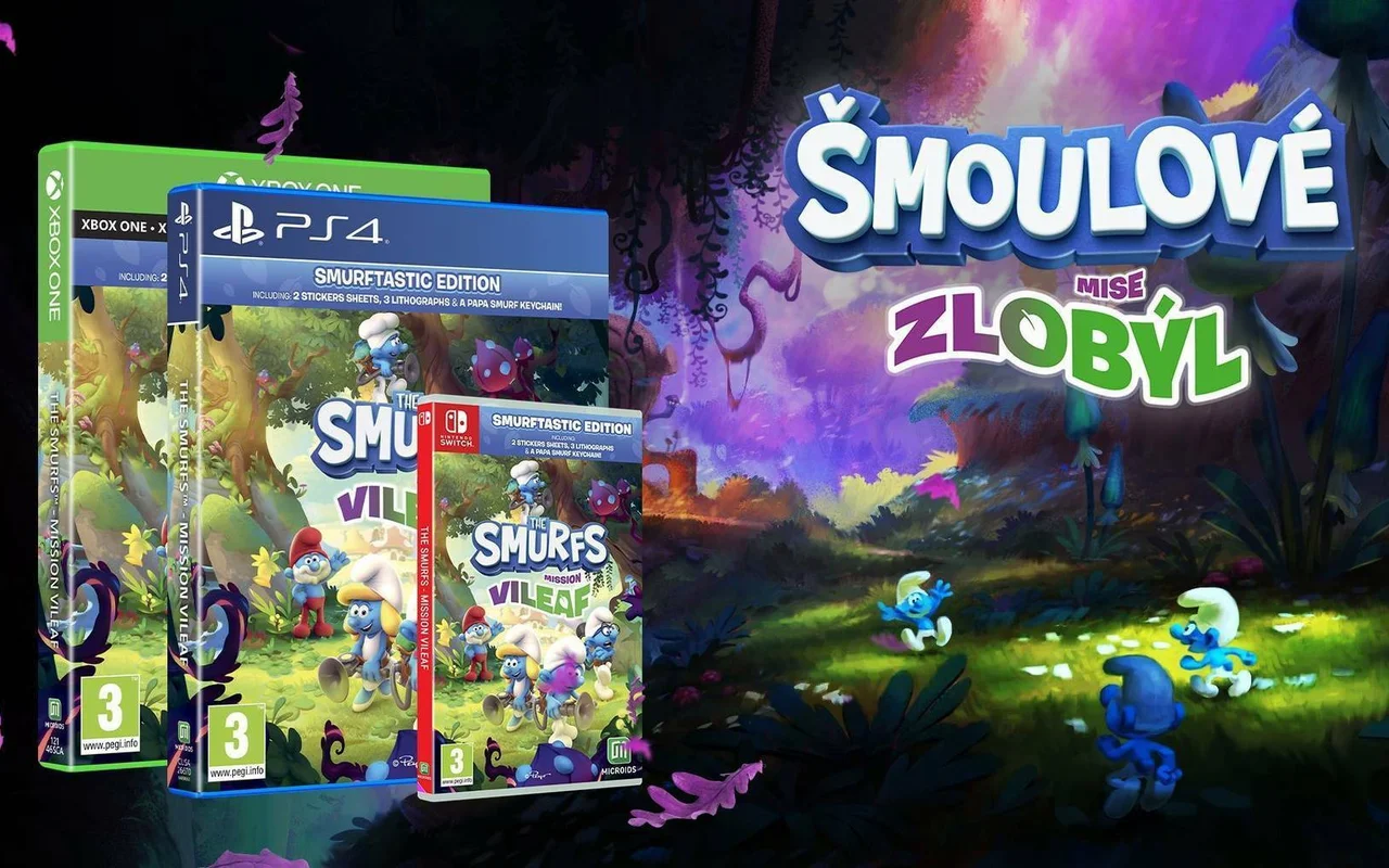 Vychází hra Šmoulové: Mise Zlobýl, launch trailer