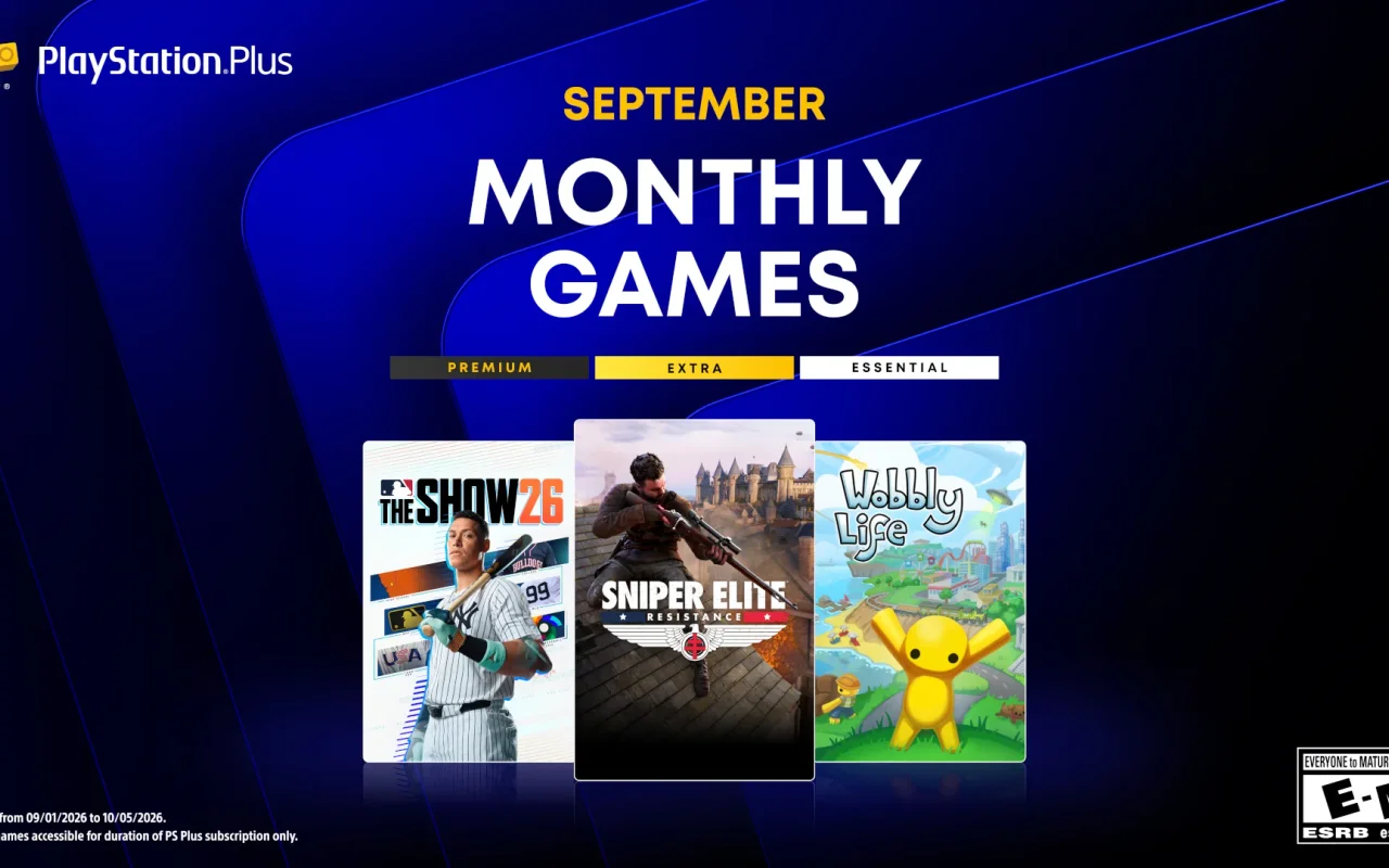 V zářijové nabídce PlayStation Plus Essential je Sniper Elite: Resistance nebo MLB The Show 26