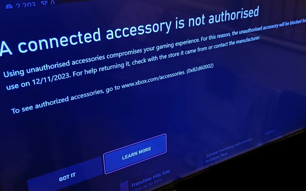 Od poloviny listopadu už nebude možné na konzolích Xbox používat neautorizované příslušenství