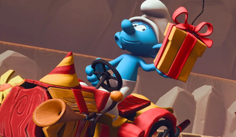 Oznámena závodní arkáda Smurfs Kart pro Nintendo Switch