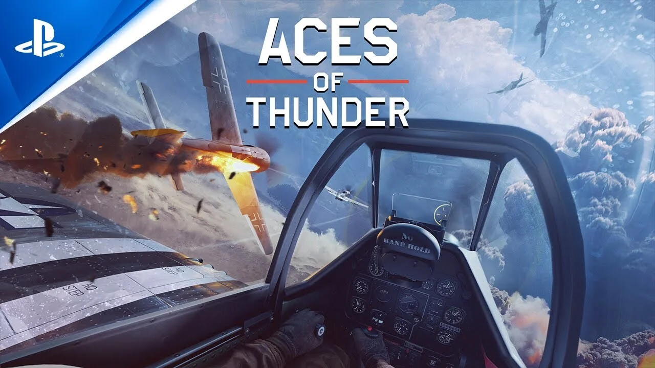 Oznámena hra Aces of Thunder pro headset PlayStation VR2