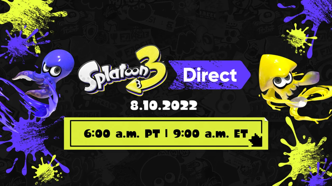 Ve středu proběhne prezentace hry Splatoon 3