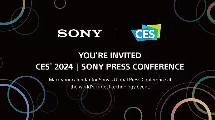 Sony oznámila svoji tiskovou konferenci na CES 2024