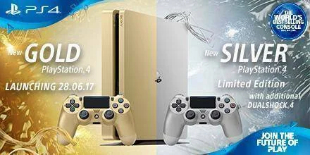 Oznámena zlatá a stříbrná verze konzole PlayStation 4 Slim