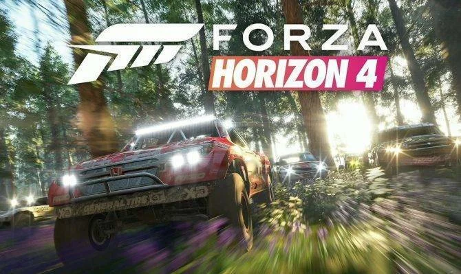 Závodní hra Forza Horizon 4 ukazuje deštivé jaro