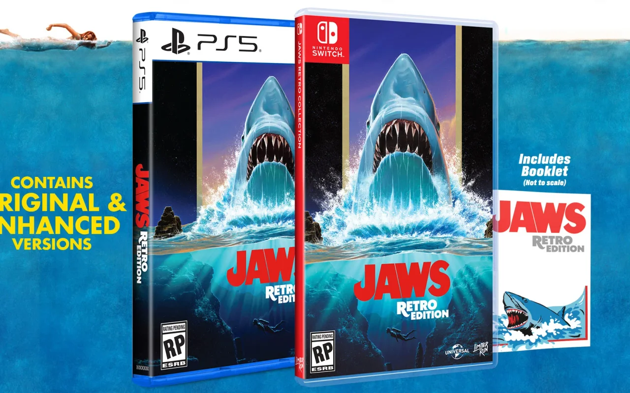 Oznámena hra Jaws: Retro Edition pro PS5 a Nintendo Switch 