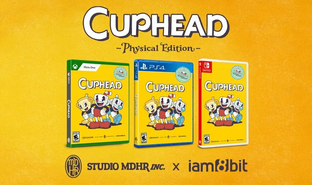 Oznámena krabicová edice hry Cuphead