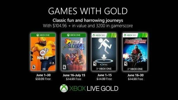 Oznámeny červnové hry pro Xbox Live Gold