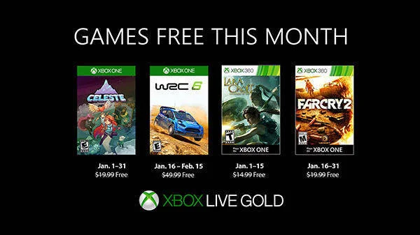 Oznámeny lednové hry v členství Xbox LIVE GOLD