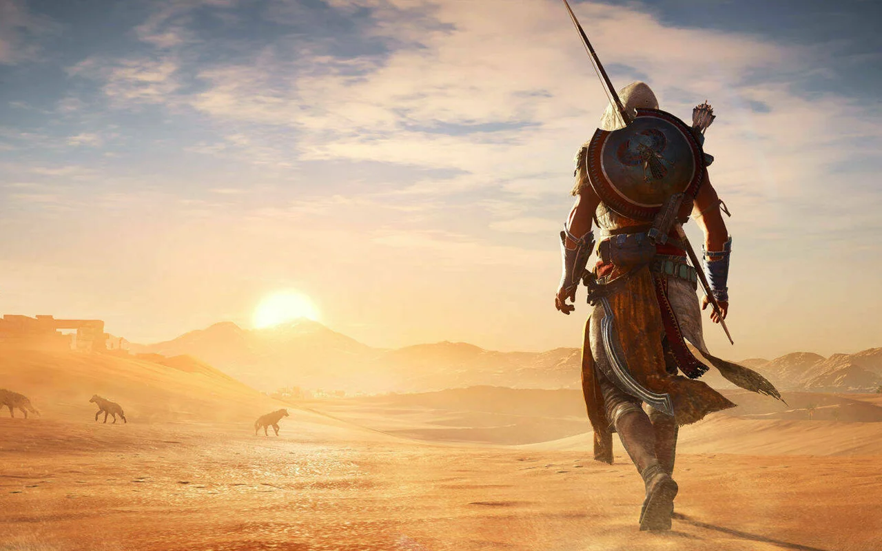 Test hry Assassin's Creed Origins na konzolích PS5 a Xbox Series