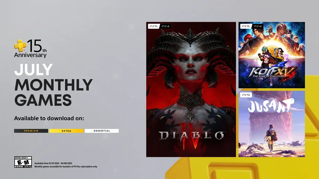 Červencové PlayStation Plus přinese hry Diablo IV, King of Fighters XV a Jusant