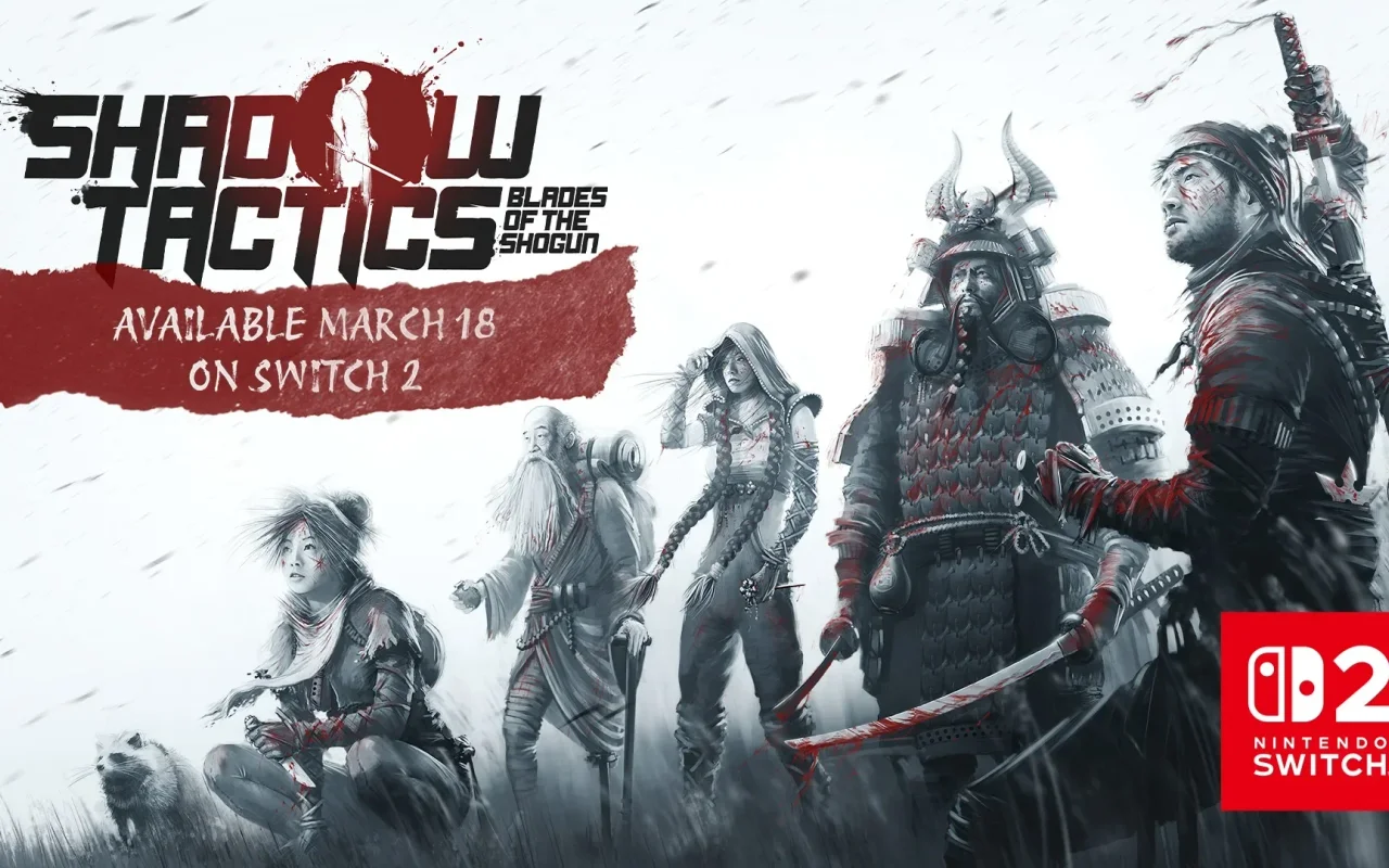 Dobře hodnocená taktická hra Shadow Tactics: Blades of the Shogun vyjde v březnu pro Nintendo Switch 2