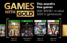 Oznámeny zářijové hry v členství Xbox LIVE GOLD