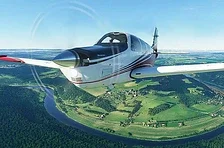 Záběry z hraní konzolové verze hry Microsoft Flight Simulator