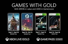 Oznámeny Games with Gold na září