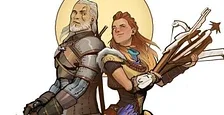 CD Projekt RED pogratuloval Guerrilla Games ke hře Horizon, pěkné artworky s Geraltem a Aloy