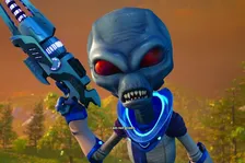 Záběry z hraní remaku hry Destroy All Humans!
