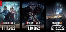 Poslední hry Resident Evil mají datum vydání pro Nintendo Switch