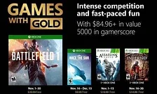 Oznámeny listopadové hry v členství Xbox LIVE GOLD