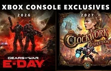 Hry Gears of War: E-Day a Clockwork Revolution jsou plnými konzolovými exkluzivitami pro Xbox