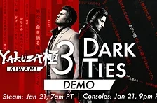 SEGA zítra zveřejní demoverzi na hru Yakuza Kiwami 3 & Dark Ties