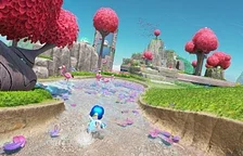 Původně se zvažovalo, že bude mít Astro Bot velký otevřený svět 