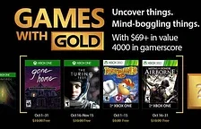 Oznámeny Xbox Live Gold hry pro říjen