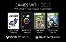 Oznámena dubnová nabídka her v předplatném Xbox Live Gold