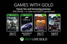 Oznámeny srpnové hry pro Xbox Live Gold