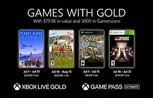 Oznámeny červencové hry pro Xbox Live Gold