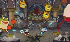 Gameplay záběry z indie her Cuphead a Below