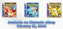 Pokemon Red, Blue, a Yellow vyjde pro 3DS skrze Virtual Console