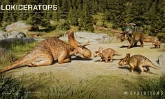 V novém traileru na Jurassic World Evolution 3 se představuje Lokiceratops