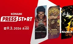 Konami oznámilo na čtvrtek svoji novou prezentaci KONAMI PRESS START