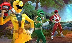 Gameplay záběry z bojovky Power Rangers: Battle for the Grid