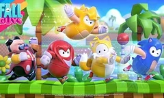 Ve Fall Guys začal event se Sonicem