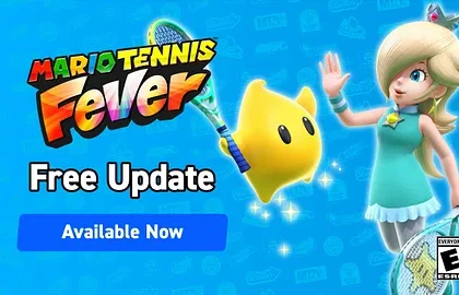 Hra Mario Tennis Fever dostala nový update, přidává novinky inspirované hrou Super Mario Galaxy