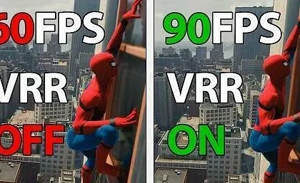 Hry od studia Insomniac Games mají díky VRR podpoře znatelně lepší framerate