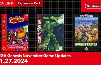 Do online předplatného konzole Nintendo Switch zamířily další klasické hry – Mercs nebo Donkey Kong Land 2