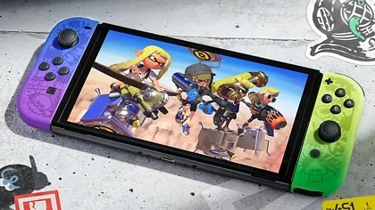 Nintendo oznámilo nový  OLED model konzole Nintendo Switch inspirovaný hrou Splatoon 3