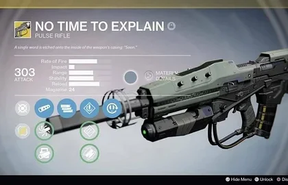 Včera byla objevena v Destiny jedna z nejlepších zbraní - No Time to Explain
