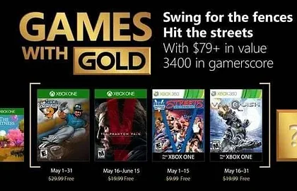 Oznámeny květnové hry pro Xbox Live Gold
