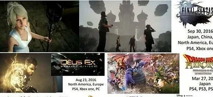 Square Enix připomenul vydání několika svých her v letošním roce