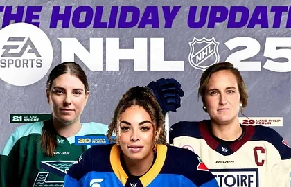 Oznámeny novinky pro hokejovou hru NHL 25, oznámena spolupráce se soutěží PWHL