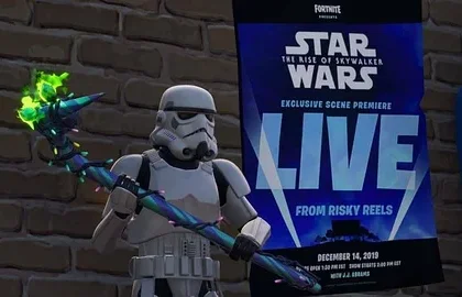 Příští týden se objeví ve Fortnite kino s ukázkou z filmu Star Wars: Vzestup Skywalkera