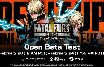 Oznámena otevřená beta pro hru Fatal Fury: City of the Wolves