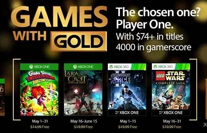 Oznámeny květnové hry pro Zlaté členy na konzolích Xbox