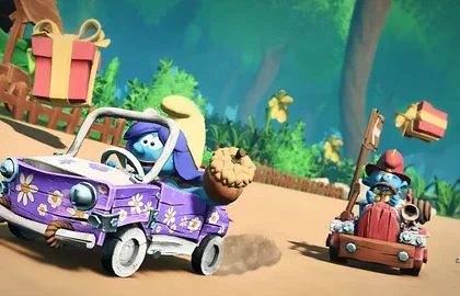 Závodní arkáda Smurfs Kart míří na další platformy