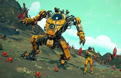 Nový update přidal do No Man’s Sky mechy