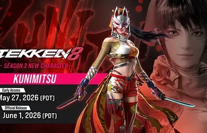 Koncem května se do Tekken 8 dostane bojovnice Kunimitsu